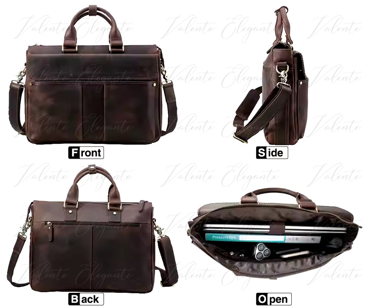 Laptop veske av lær Valente Elegante® - Valente Elegante Leather