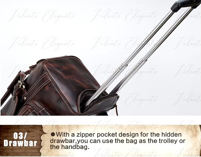 Reiseveske av lær Valente Elegante® - Valente Elegante Leather