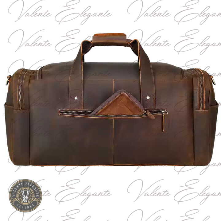 Weekendbag Valente Elegante av lær