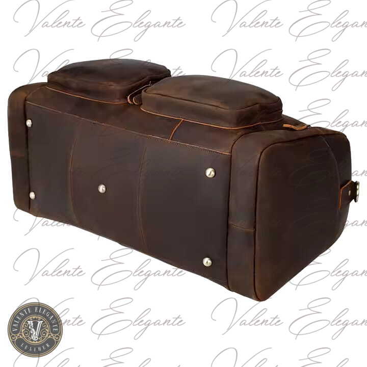 Weekendbag Valente Elegante av lær