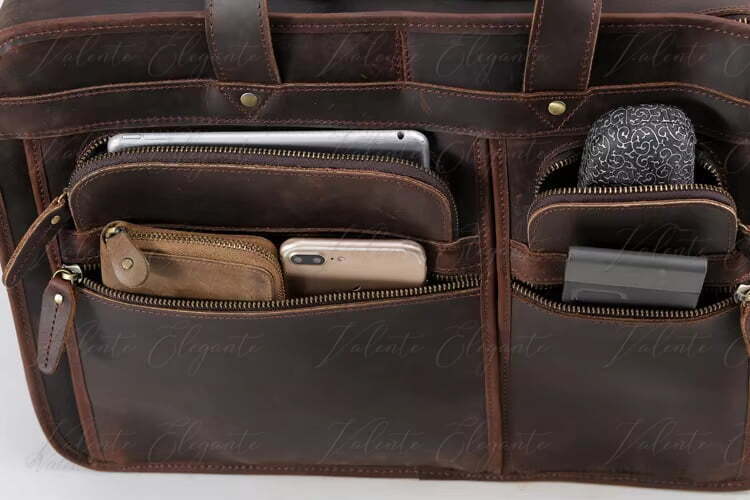 Dokument- og PC-veske av lær Valente Elegante® - Valente Elegante Leather