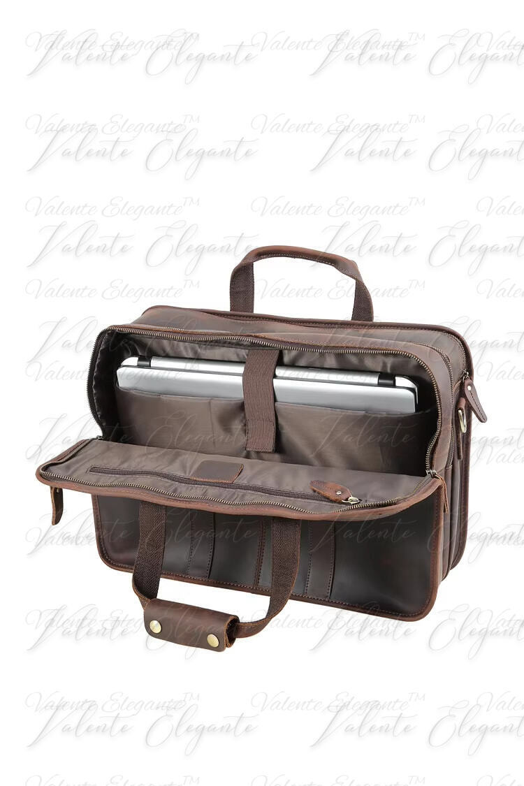 Dokument- og PC-veske av lær Valente Elegante® - Valente Elegante Leather