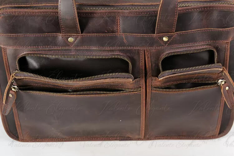 Dokument- og PC-veske av lær Valente Elegante® - Valente Elegante Leather