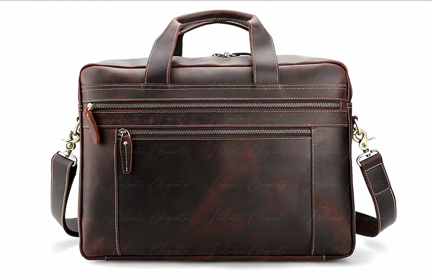 Dokument- og PC-veske av lær Valente Elegante® - Valente Elegante Leather