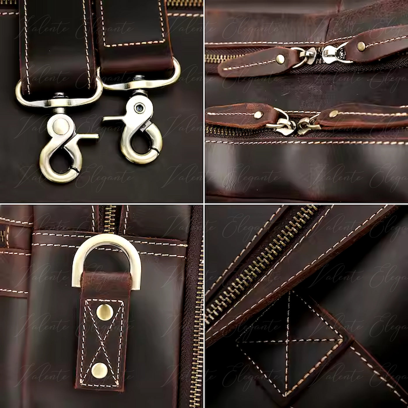 Dokument- og PC-veske av lær Valente Elegante® - Valente Elegante Leather