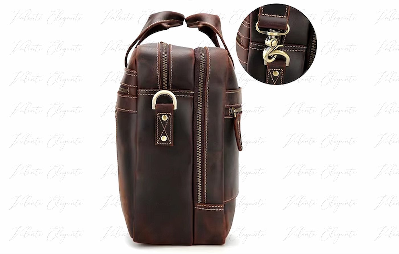 Dokument- og PC-veske av lær Valente Elegante® - Valente Elegante Leather