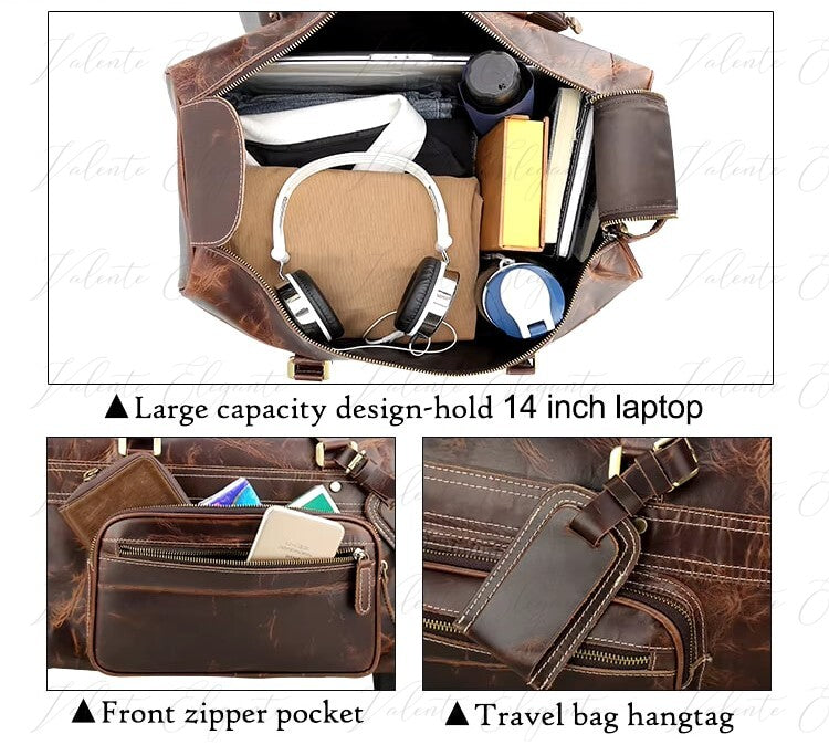 Reiseveske av lær Valente Elegante® - Valente Elegante Leather