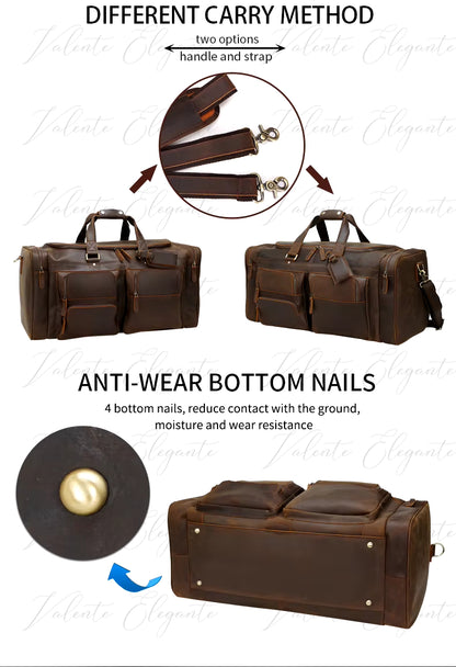 Reiseveske av lær Valente Elegante® - Valente Elegante Leather