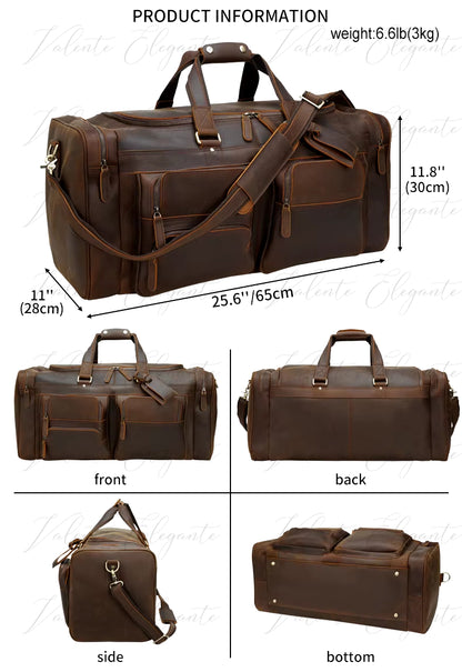 Reiseveske av lær Valente Elegante® - Valente Elegante Leather