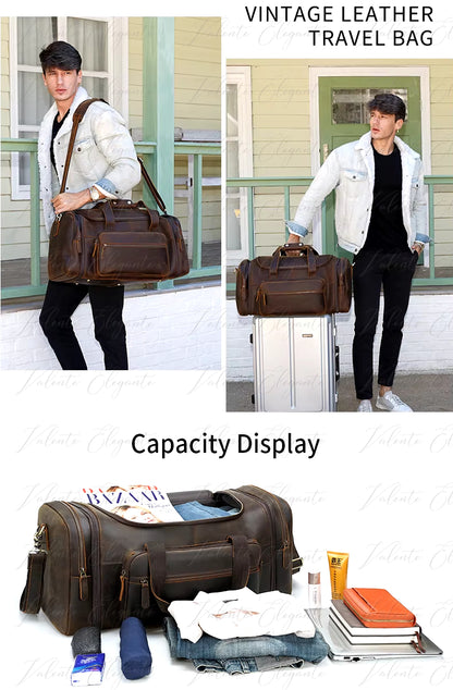 Reiseveske av lær Valente Elegante 6680