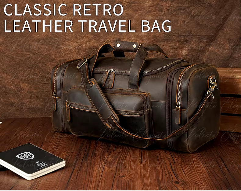 Reiseveske av lær Valente Elegante 6680