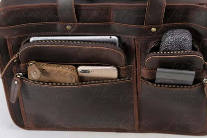 Dokument- og PC-veske av lær Valente Elegante® - Valente Elegante Leather