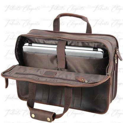 Dokument- og PC-veske av lær Valente Elegante® - Valente Elegante Leather