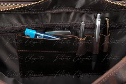 Dokument- og PC-veske av lær Valente Elegante® - Valente Elegante Leather